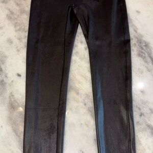 SPANX Shiny Black Leggings